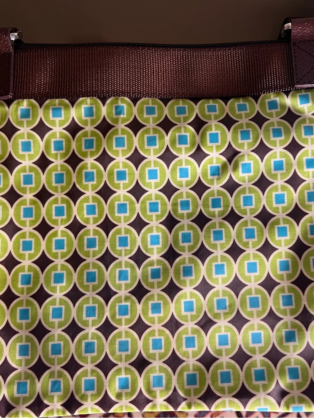 MY by Michele & Yvette‎ Patterned Orange Crossbody Bag